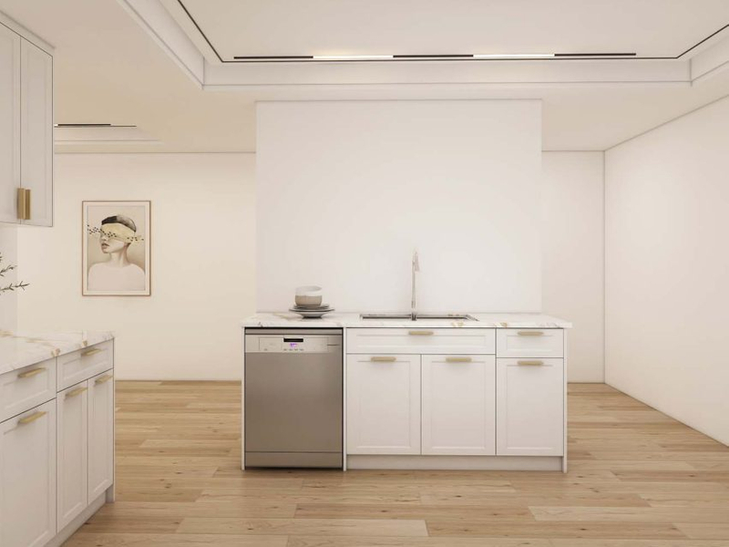 Modern Classic White Shaker Style Wood Kitchen Cabinets - Buy Solid ...