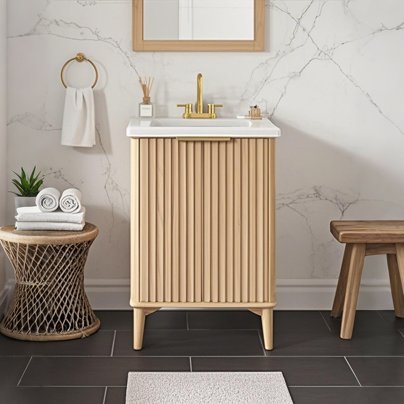 Sleek French bathroom vanity