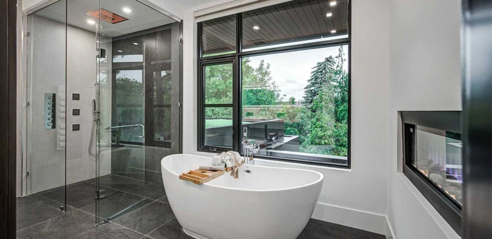 modern custom residential Bathroom cabinet