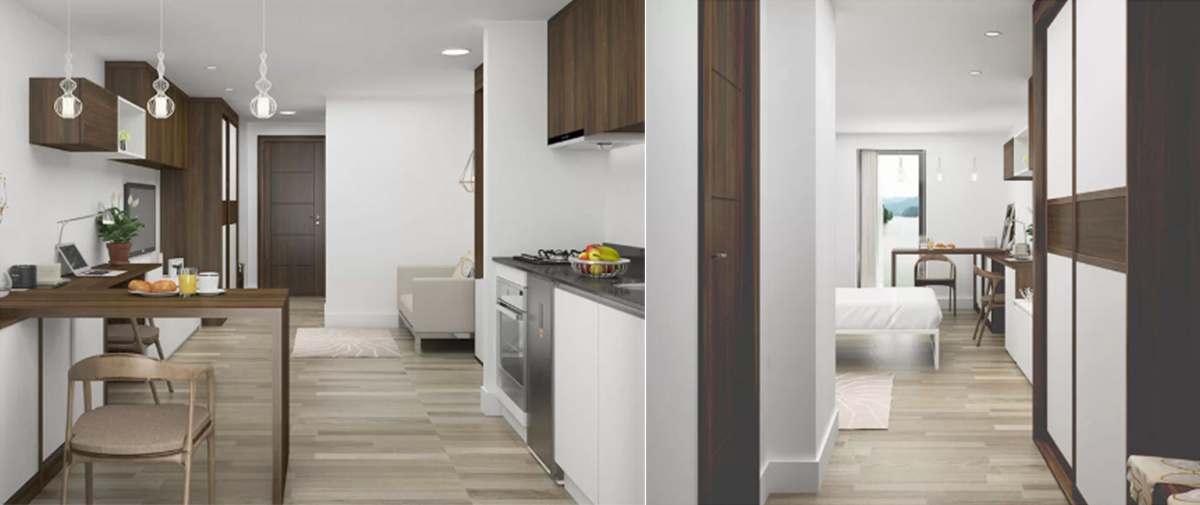 high-end single apartment