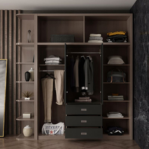 CARB II Certification Cheap Double Color Storage Wardrobe