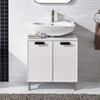 White Solid Wood Bathroom Cabinets