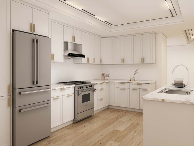 Modern Classic White Shaker Style Wood Kitchen Cabinets