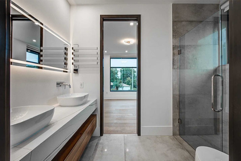 smart modern custom residential Bathroom cabinet