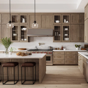 White oak shaker cabinets