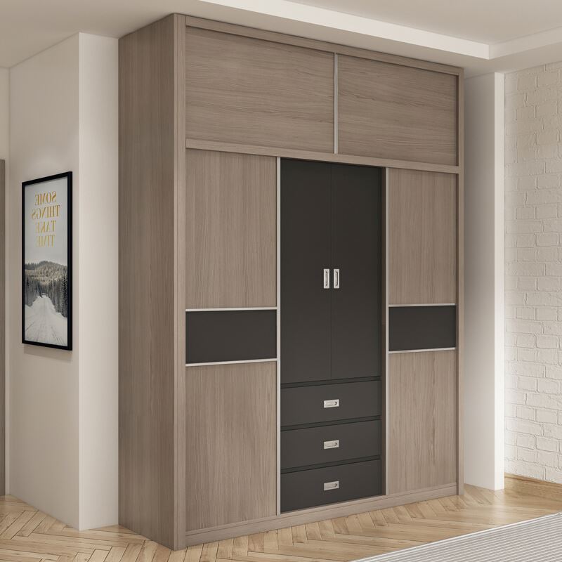 Bedroom Wardrobe Wooden Modern Wood Wardrobe Cabinet