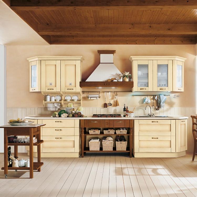 PVC kitchen Cabinets Vs Wood: Wood kitchen Cabinets