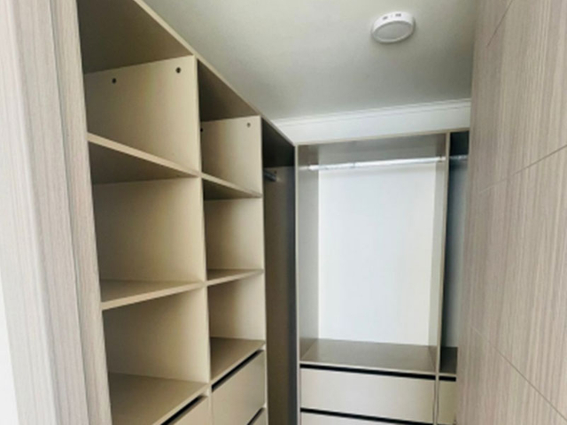 Serviced apartments in Southeast Asia with modular closet design
